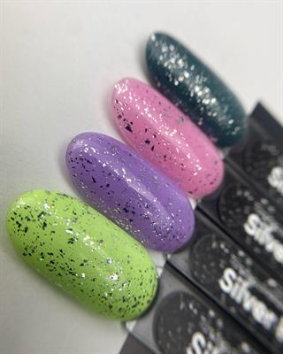 Silver Flake Top - 8 ml Glossy Top Coat