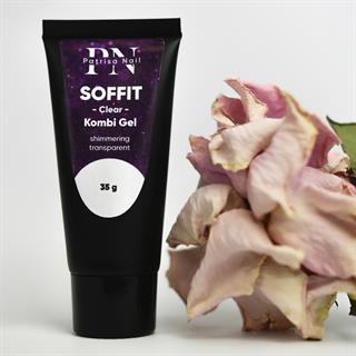 Soffit Clear Kombi jel - Pırıltılı yarı şeffaf, 35 gr