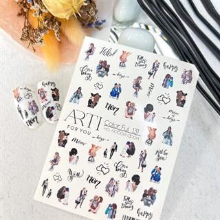 Stiker 131 Tırnak stiker Anne Oğlu temalı