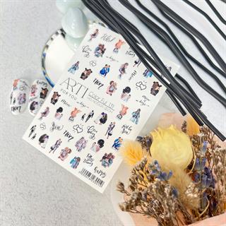 Stiker 131 Tırnak stiker Anne Oğlu temalı