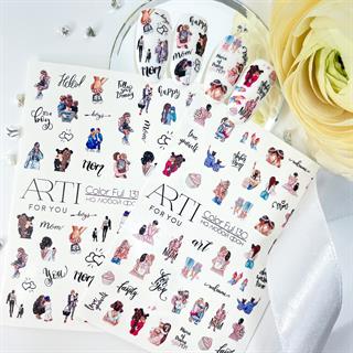 Stiker 131 Tırnak stiker Anne Oğlu temalı
