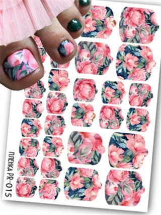 Tırnak stiker pedikür slider serisi PR 015
