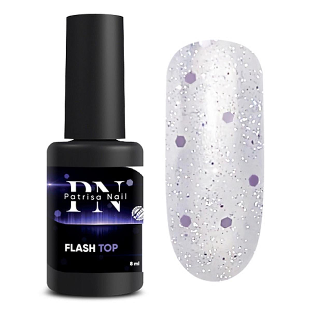 Flash Top coat - Işığı yansıtan Top - 8 ml No wipePatrisa NailColor Top CoatFlash Top coat - Işığı yansıtan Top - 8 ml No wipe
