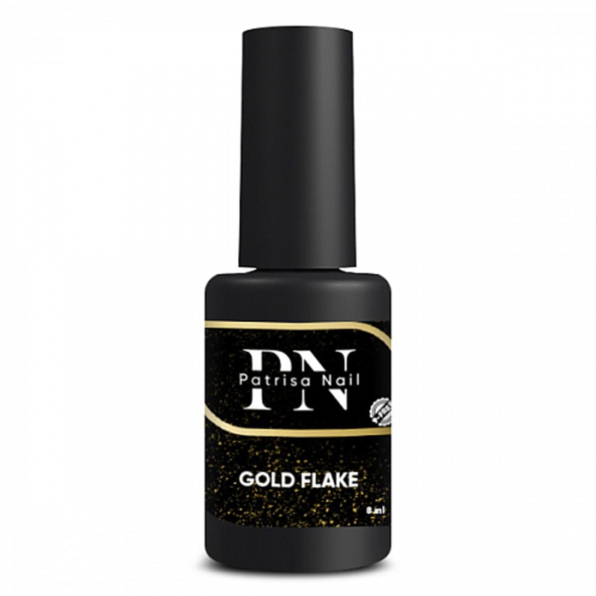 Gold Flake Top - 8 ml Glossy Top CoatPatrisa NailColor Top CoatGold Flake Top - 8 ml Glossy Top Coat