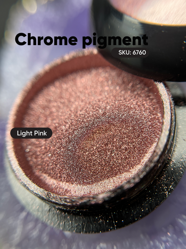 Krom metalik pigment tozu ayna efekti Light Pink 30Endi ProfessionalKrom toz çeşitleriKrom metalik pigment tozu ayna efekti Light Pink 30