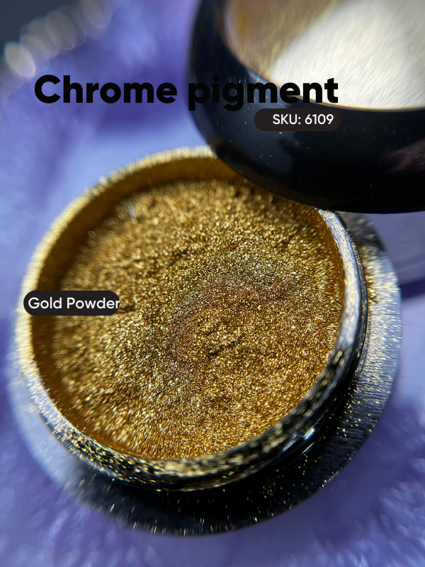 Krom metalik pigment tozu ayna efekti Gold Powder 26Endi ProfessionalKrom toz çeşitleriKrom metalik pigment tozu ayna efekti Gold Powder 26