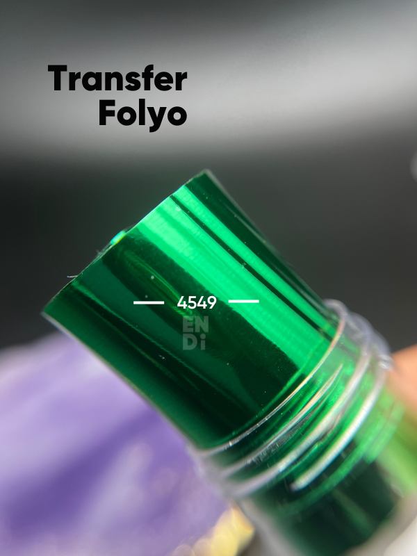 Nail art transfer folyo rulo 1m YeşilEndi ProfessionalTransfer FolyoNail art transfer folyo rulo 1m Yeşil