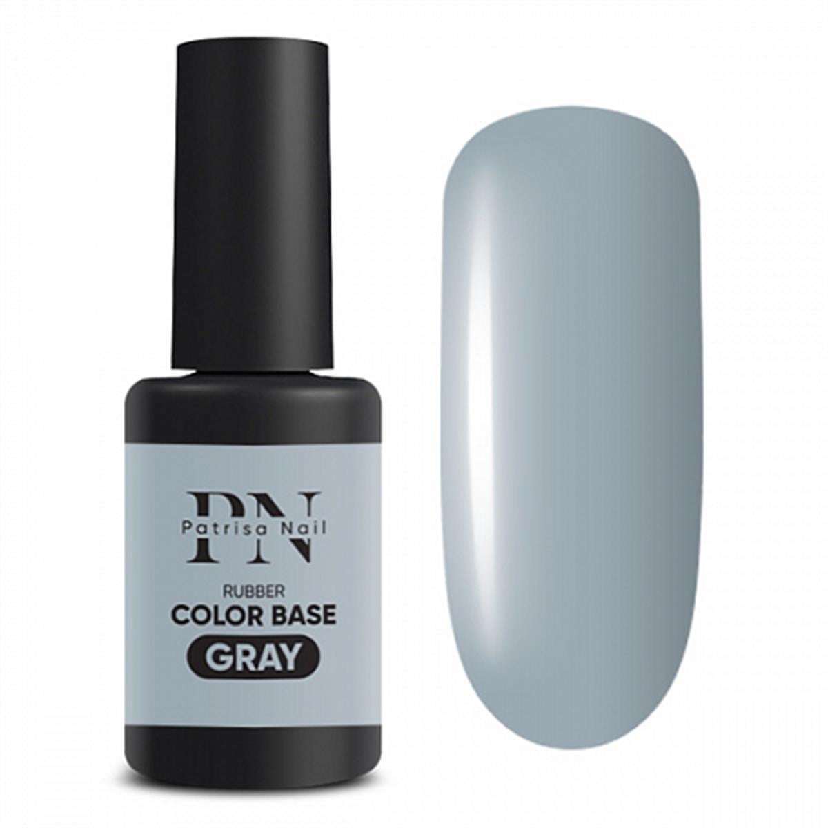 Rubber Color Base GRAY Renkli Base 8 ml Patrisa NailSummer Color BaseRubber Color Base GRAY Renkli Base 8 ml 
