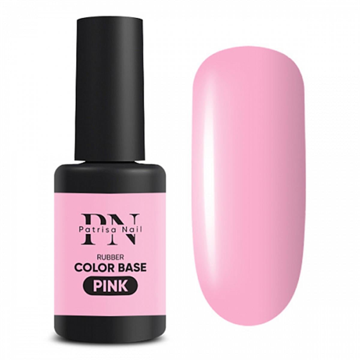 Rubber Color Base PINK Renkli Base 8 ml Patrisa NailSummer Color BaseRubber Color Base PINK Renkli Base 8 ml 