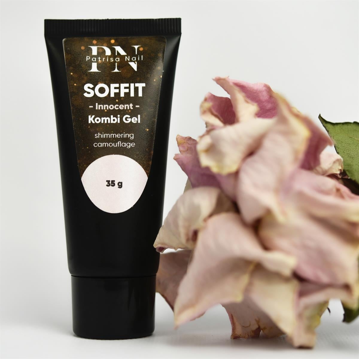 Soffit Innocent Kombi Jel - Işıltılı soğuk-pembe, 35grPatrisa NailKombi jel ışıltılı renklerSoffit Innocent Kombi Jel - Işıltılı soğuk-pembe, 35gr