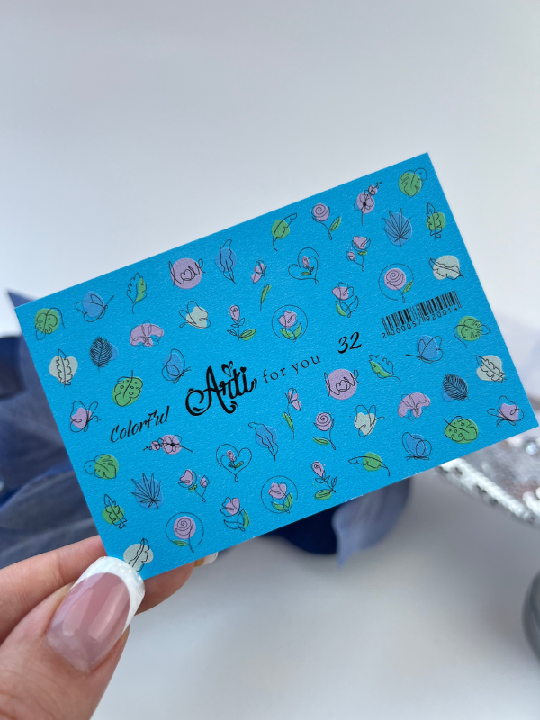 Stiker 32 Tırnak stikerArti For YouStiker çeşitleriStiker 32 Tırnak stiker