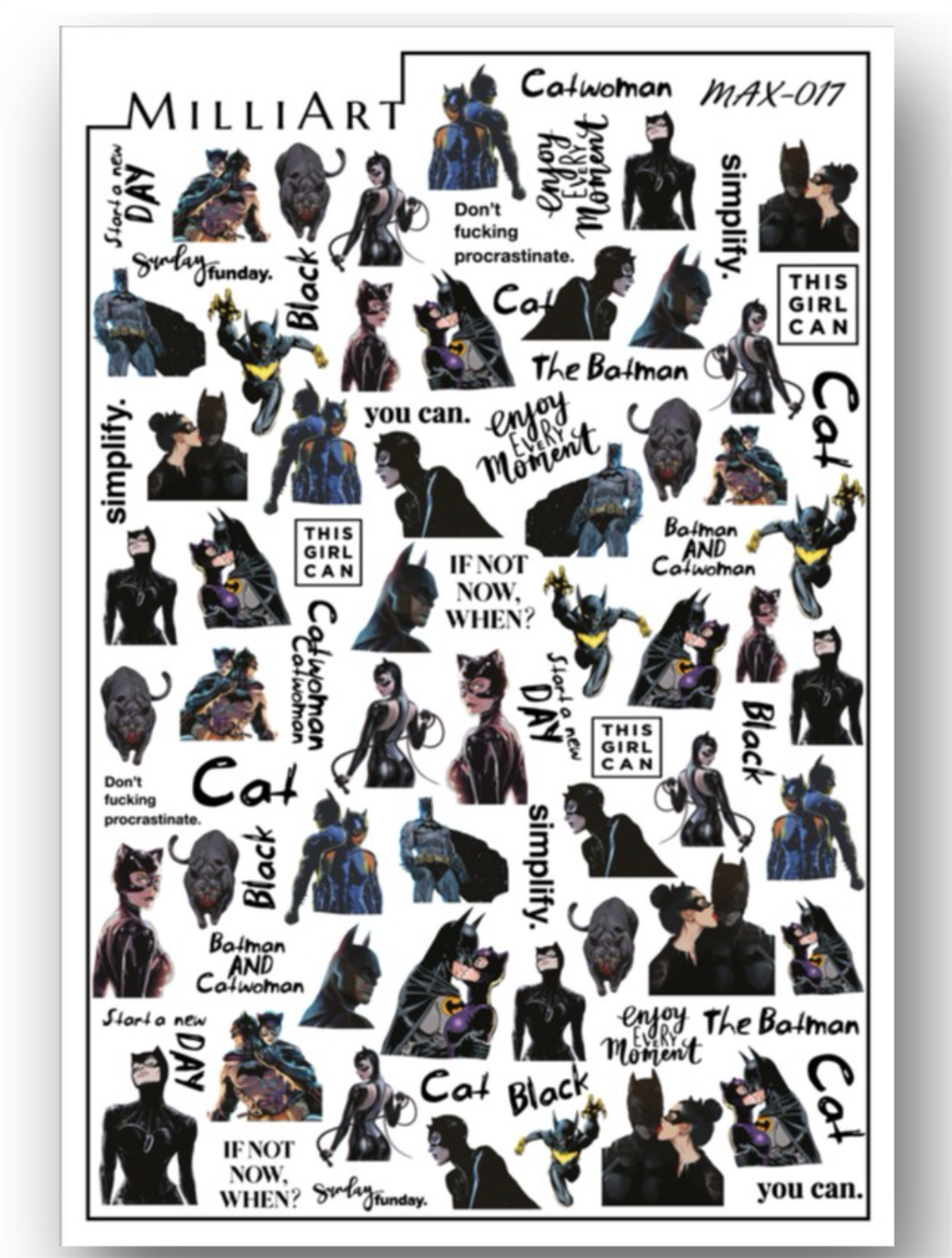 Tırnak stiker MAX serisi 017Endi ProfessionalStiker çeşitleriTırnak stiker MAX serisi 017