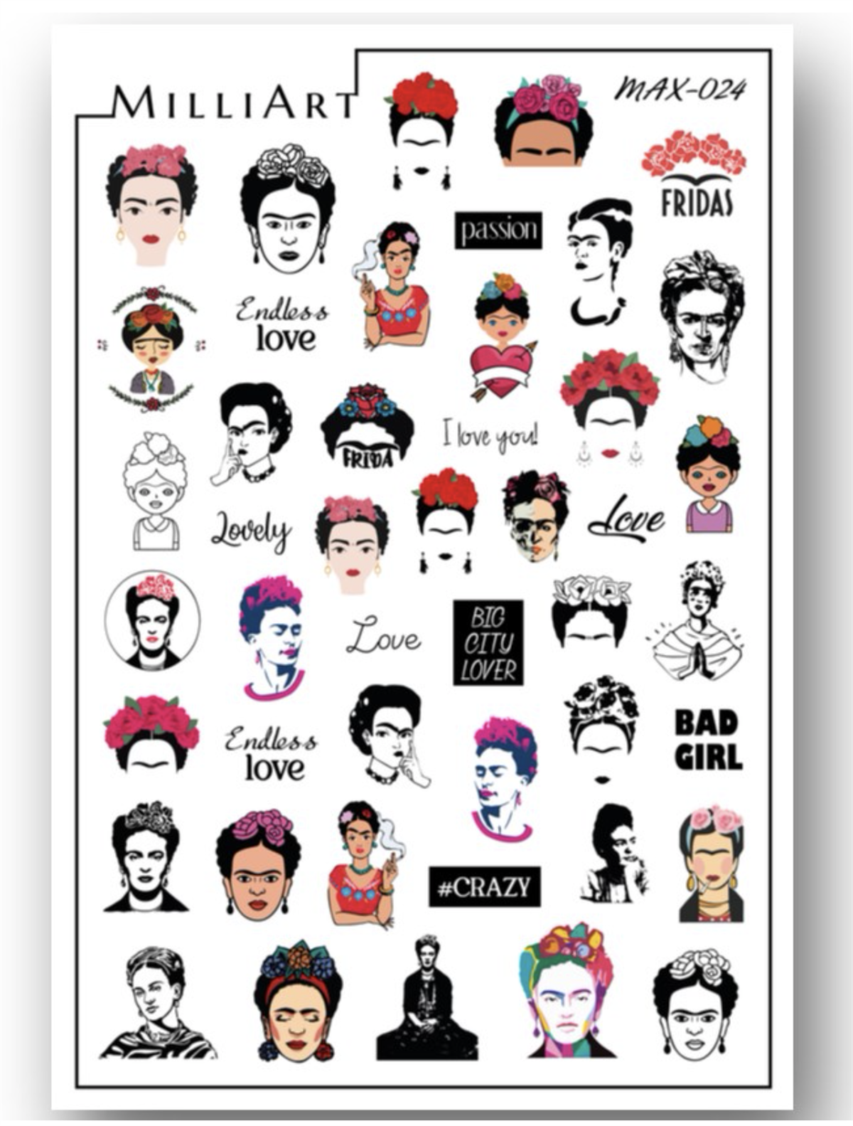 Tırnak stiker MAX serisi 024Endi ProfessionalStiker çeşitleriTırnak stiker MAX serisi 024