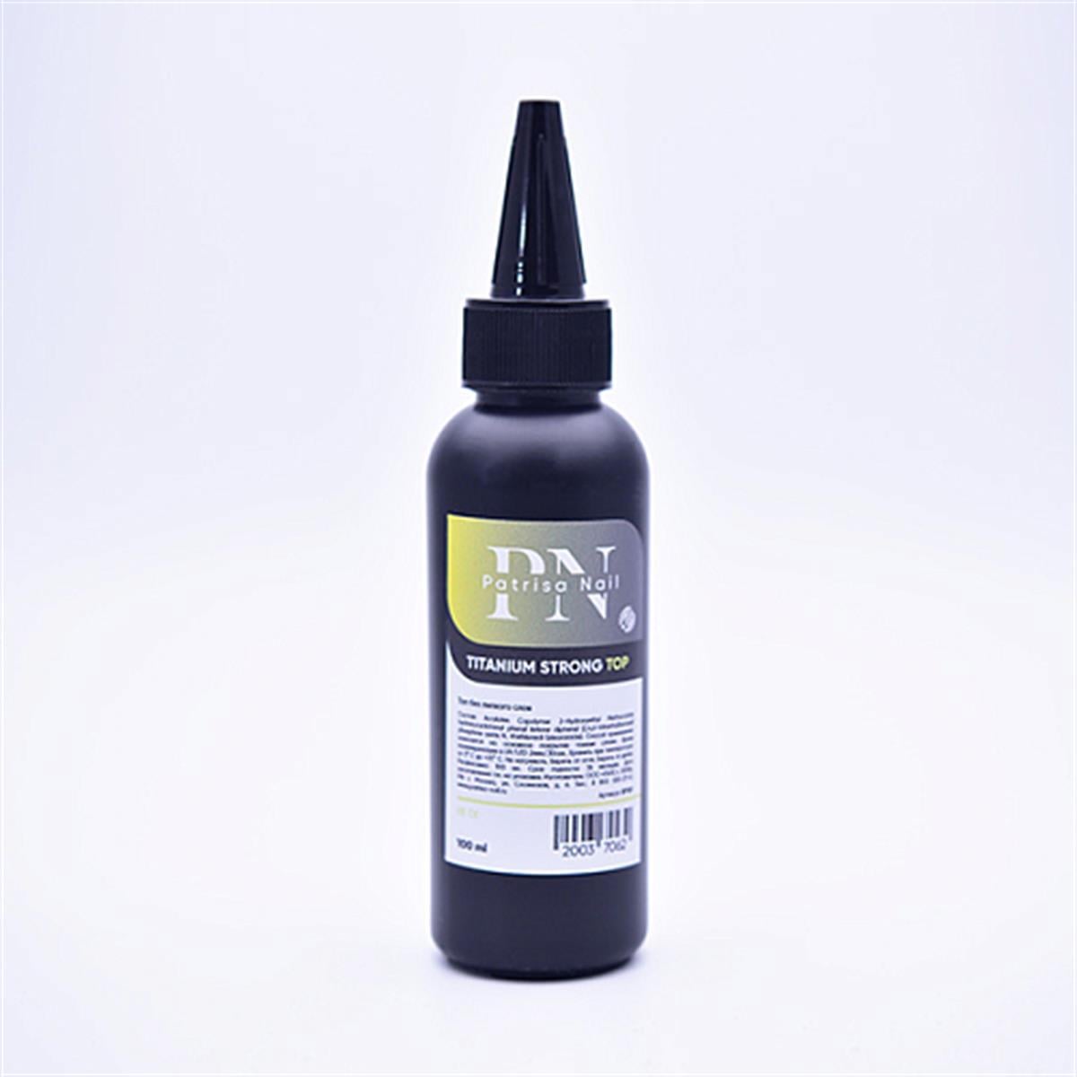 Titanium Strong Тоp Coat 100 ml No wipePatrisa NailTop CoatTitanium Strong Тоp Coat 100 ml No wipe