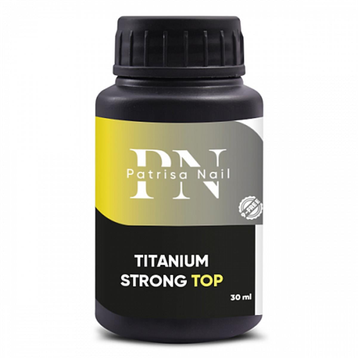 Titanium Strong Тоp Coat 30 ml No wipePatrisa NailTop CoatTitanium Strong Тоp Coat 30 ml No wipe