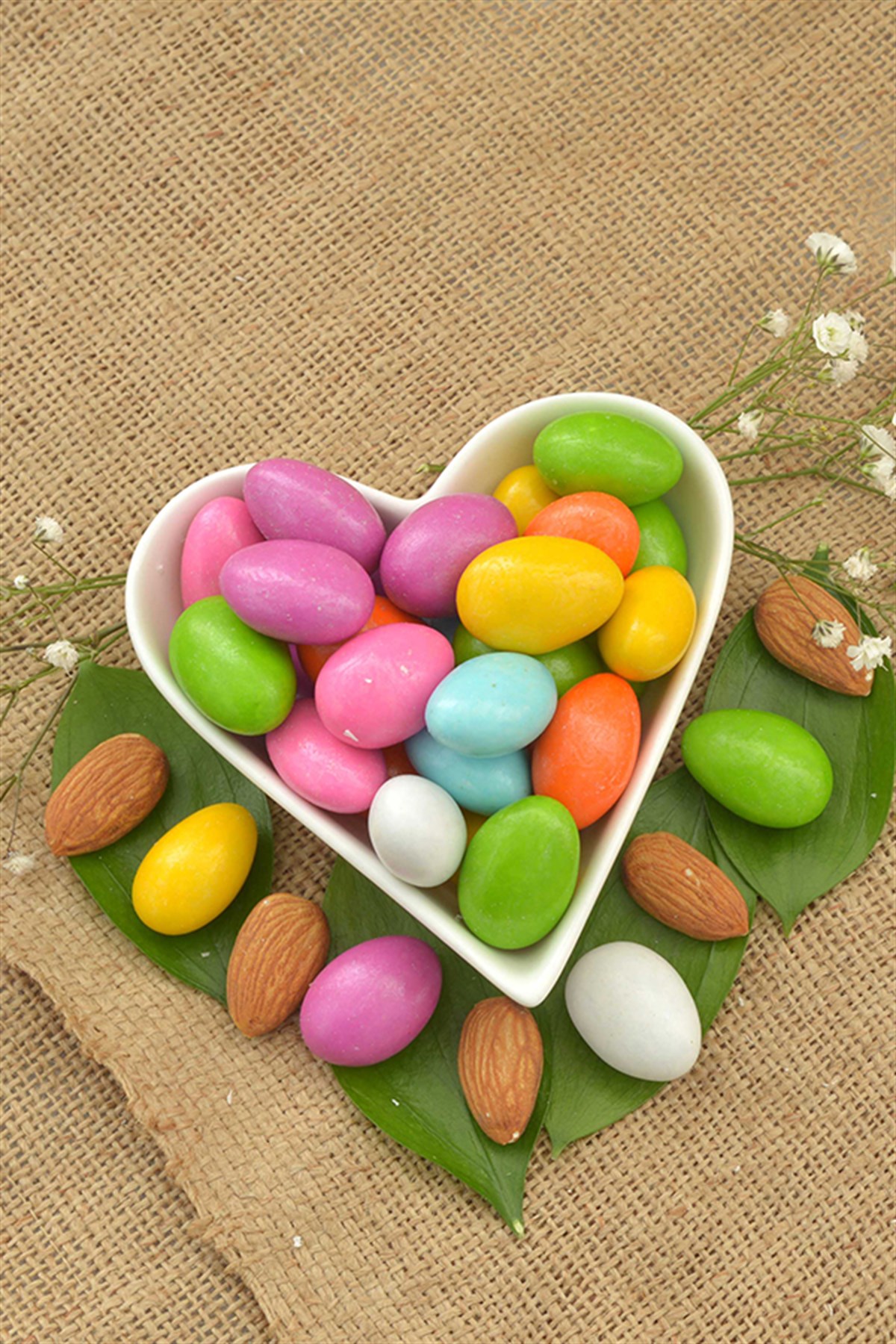 Renkli Çikolatalı Badem Draje (500g)
