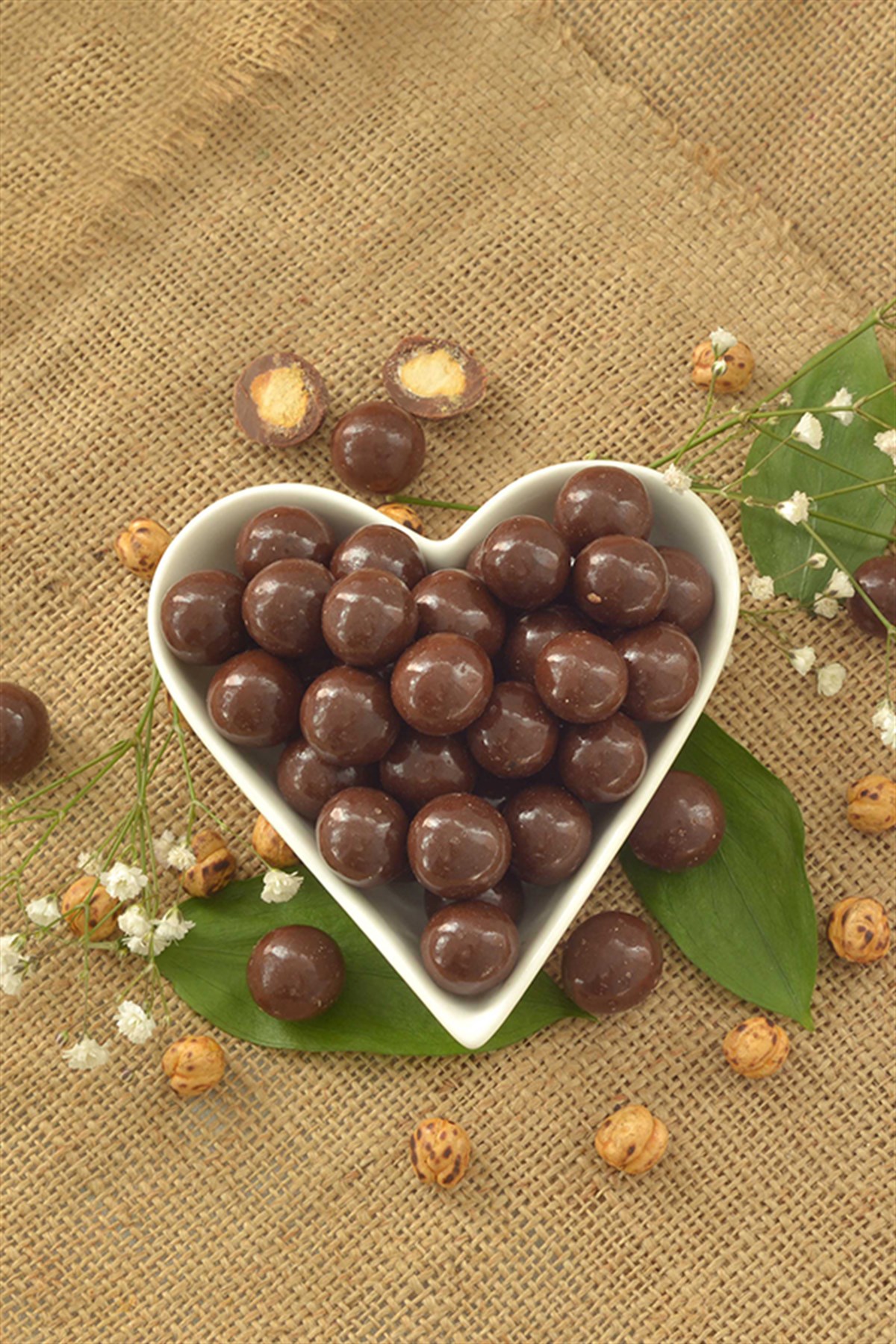 Sütlü Çikolatalı Leblebi Draje (500g)