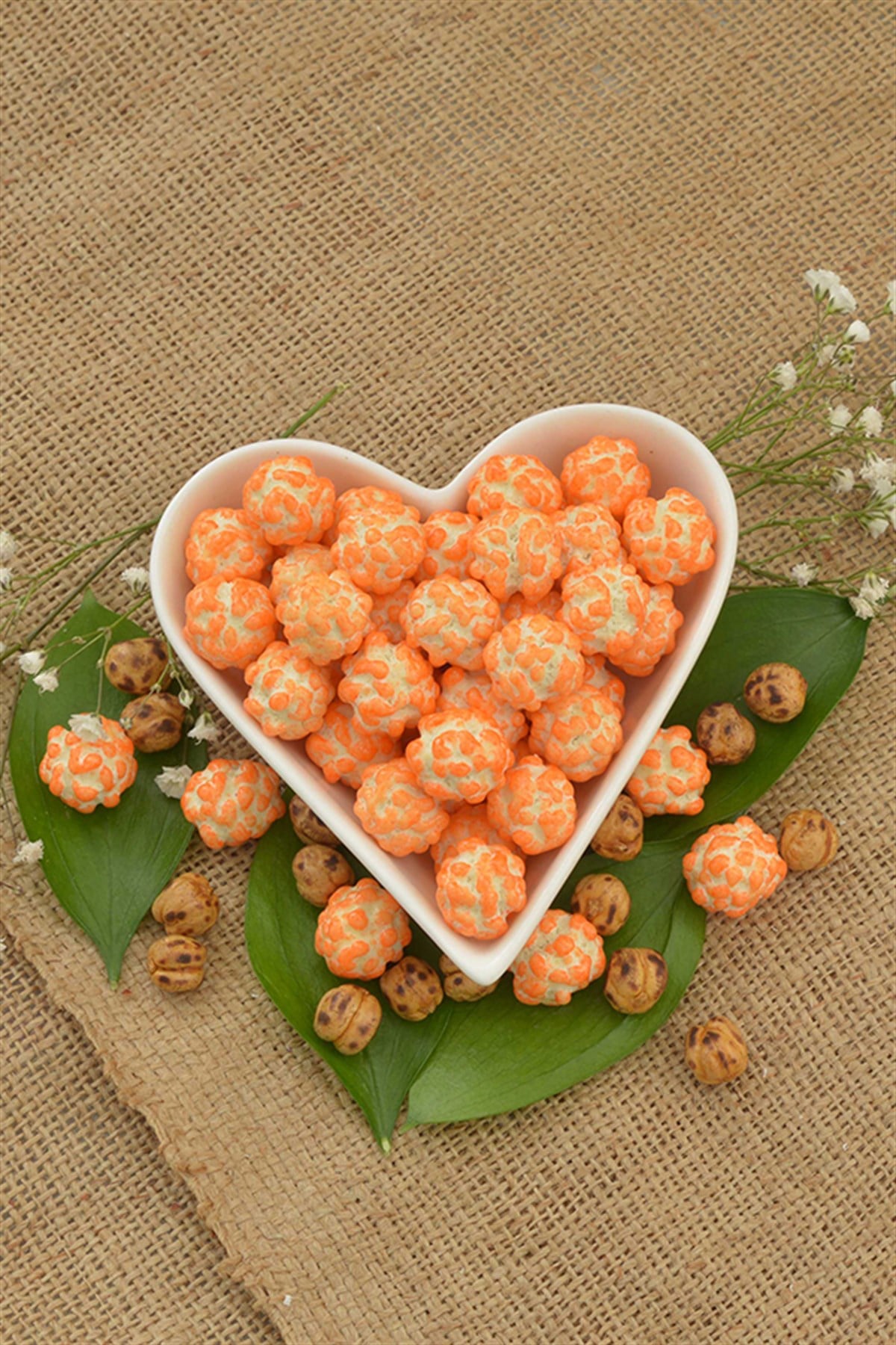 Portakallı Kaymaklı Leblebili Draje (500g)
