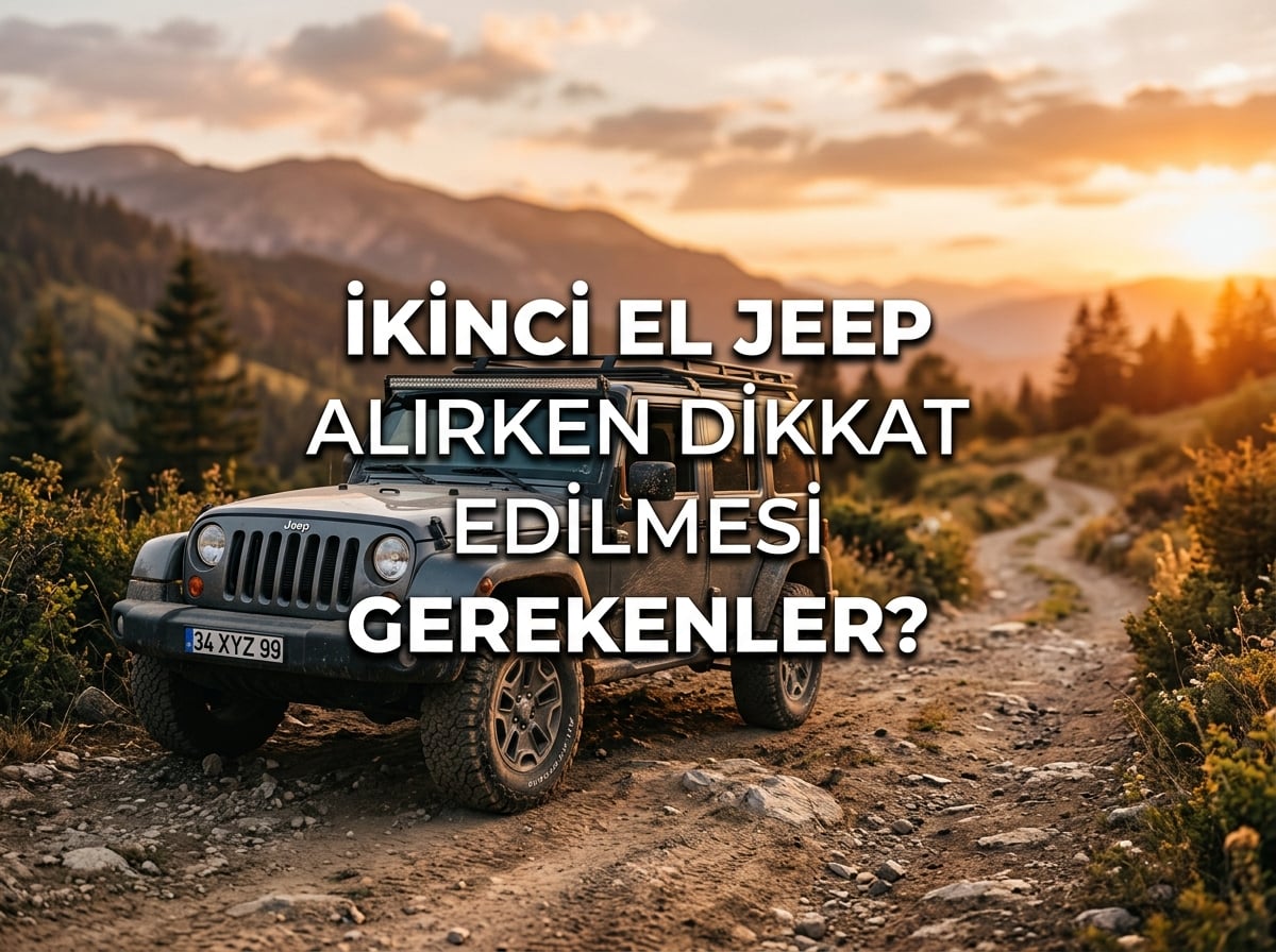 Jeep Alırken Nelere Dikkat Edilmeli? İkinci El Jeep Rehberi