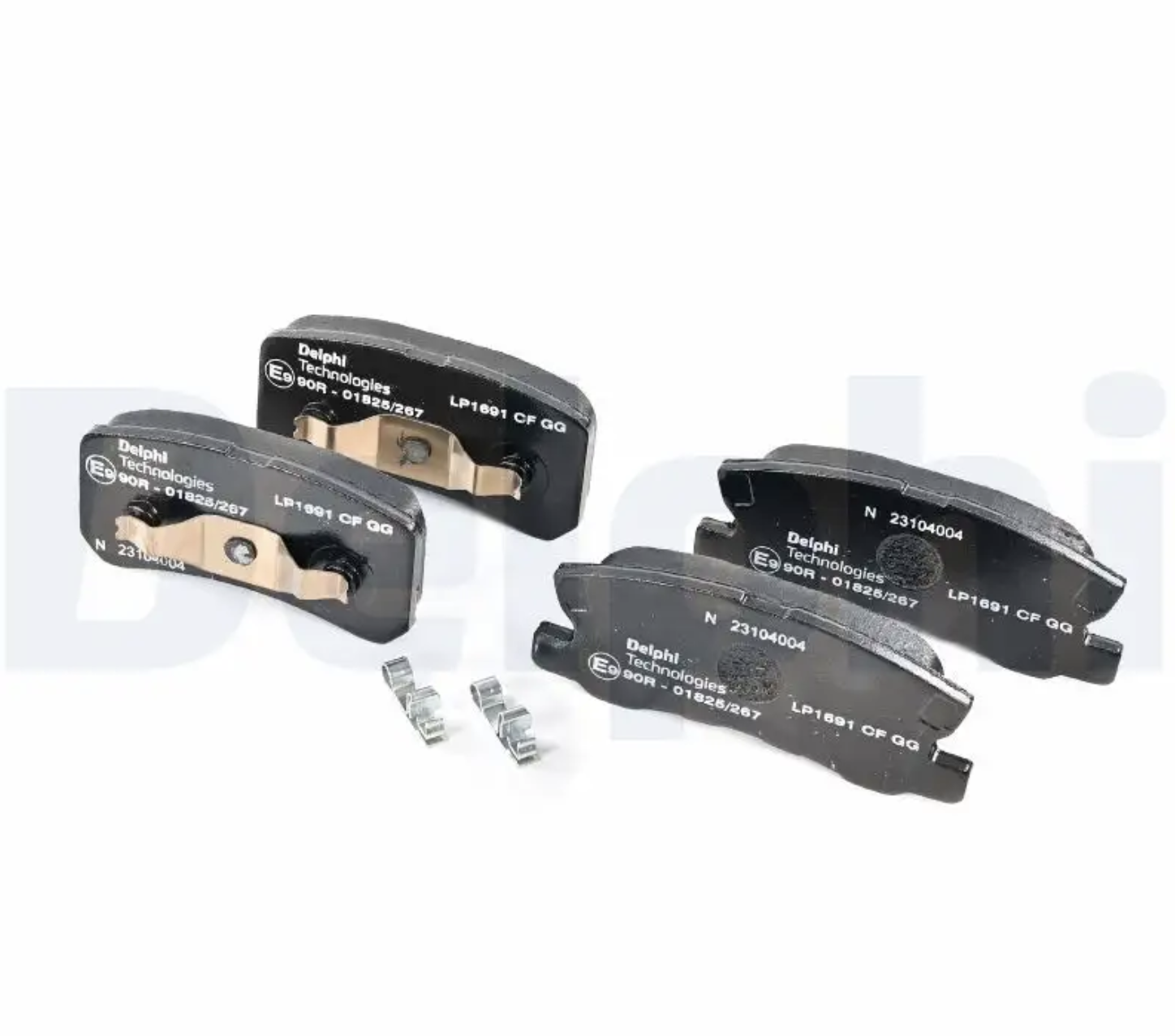 DELPHI LP1691 - COMPASS MK 07-17 ARKA FREN BALATASI 11.89 İNÇ DİSK İÇİN