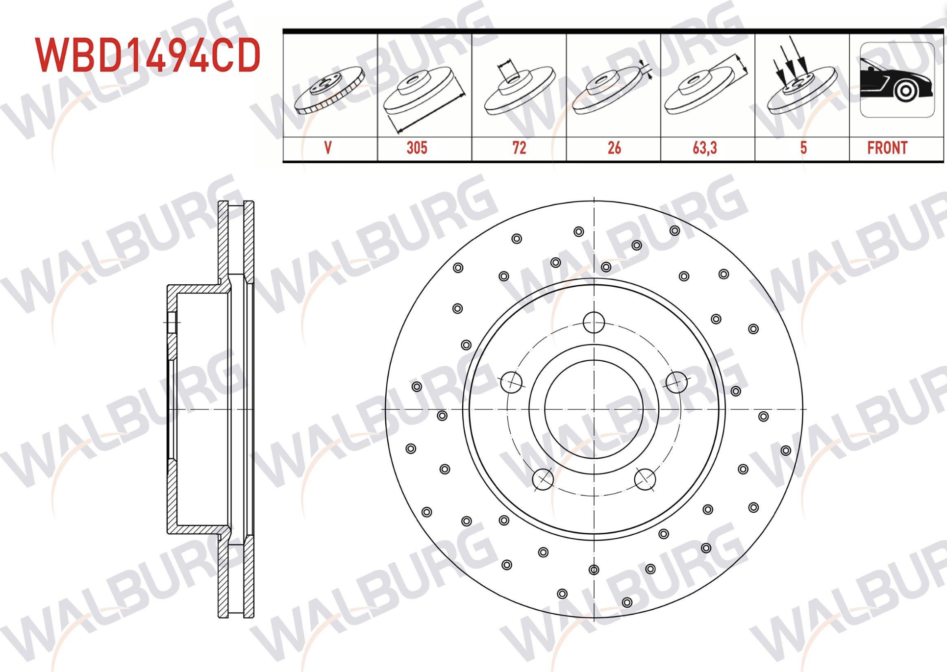 WJ ÖN PERFORMANS DİSK WALBURG