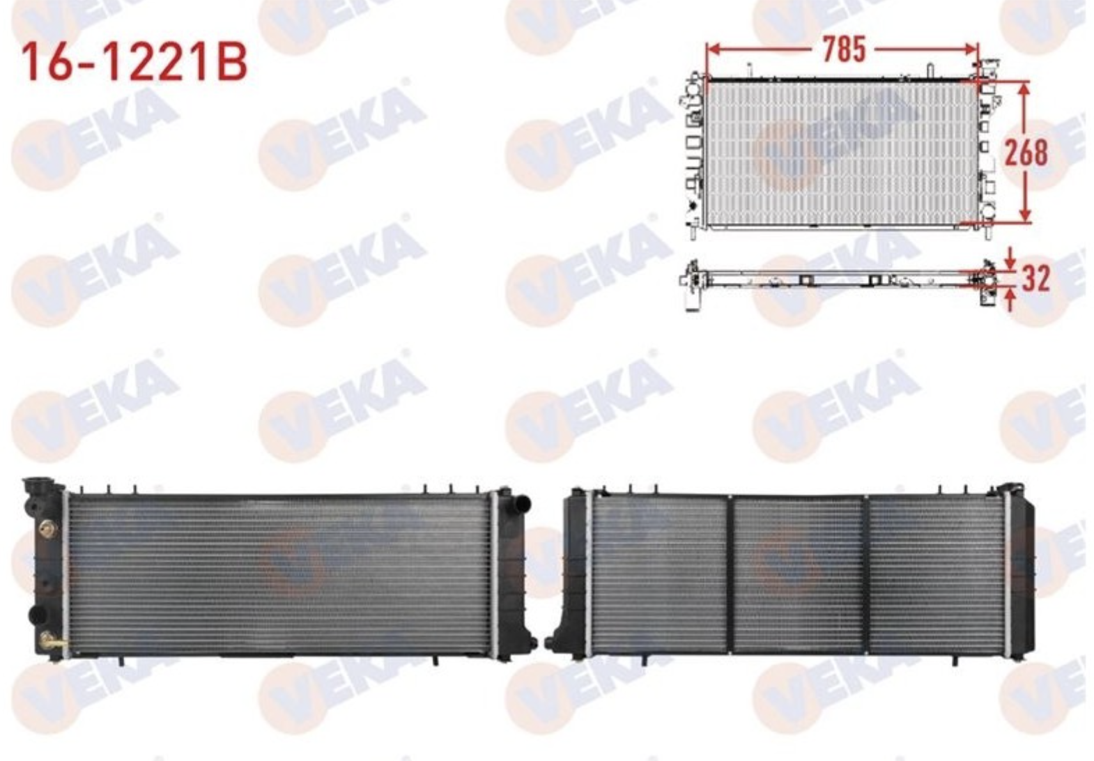 XJ MOTOR SU RADYATÖRÜ BRAZİNG
