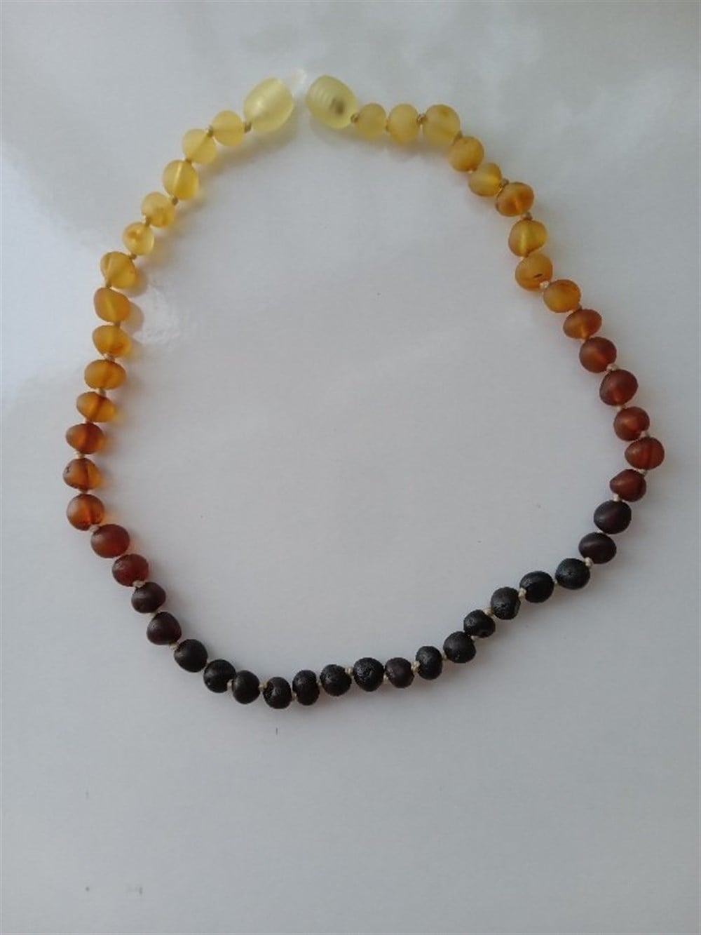 KEHRİBAR DİŞ KOLYESİ MAT Rainbow321