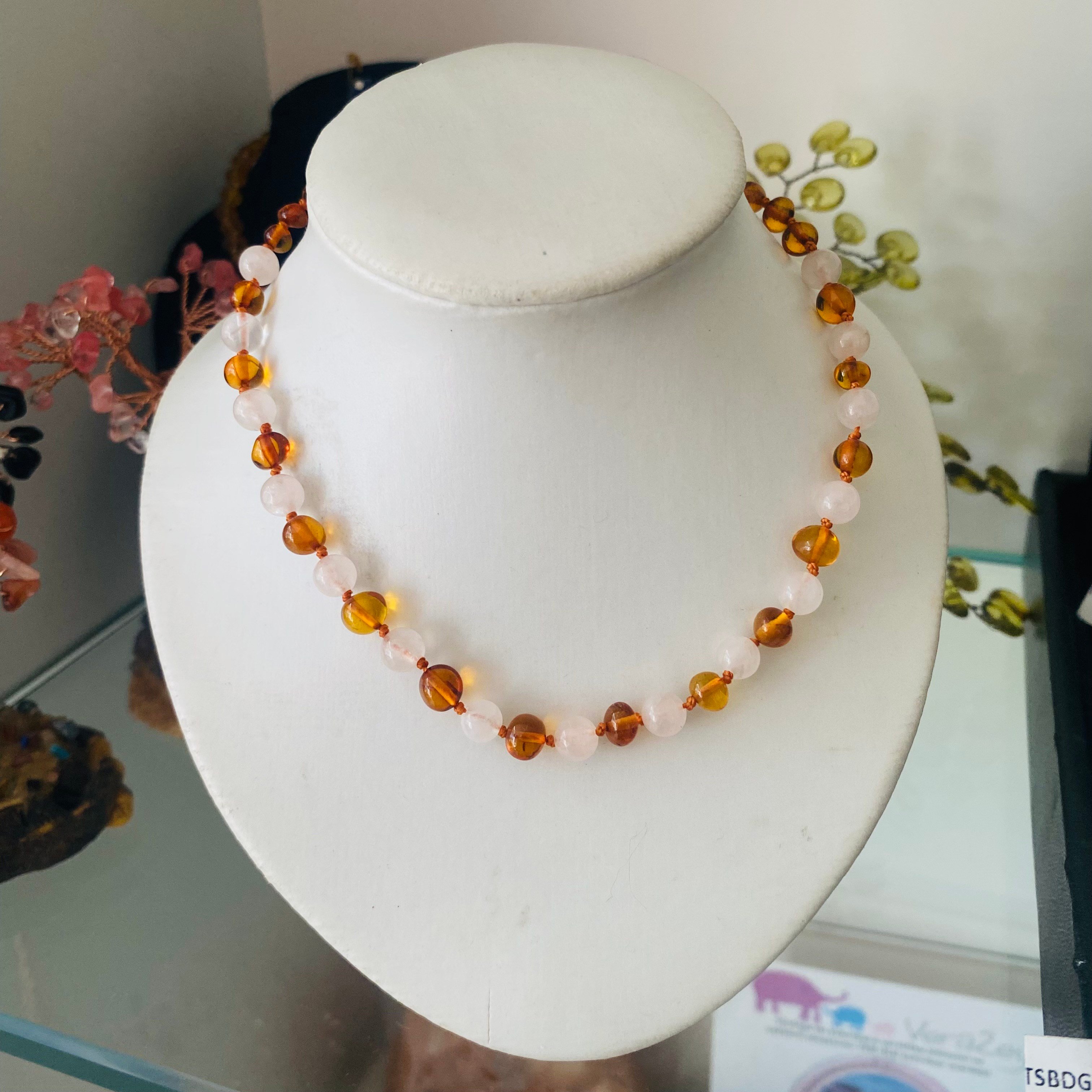 Kehribar Kolye Kombin Exclusive Lemon&Rose36