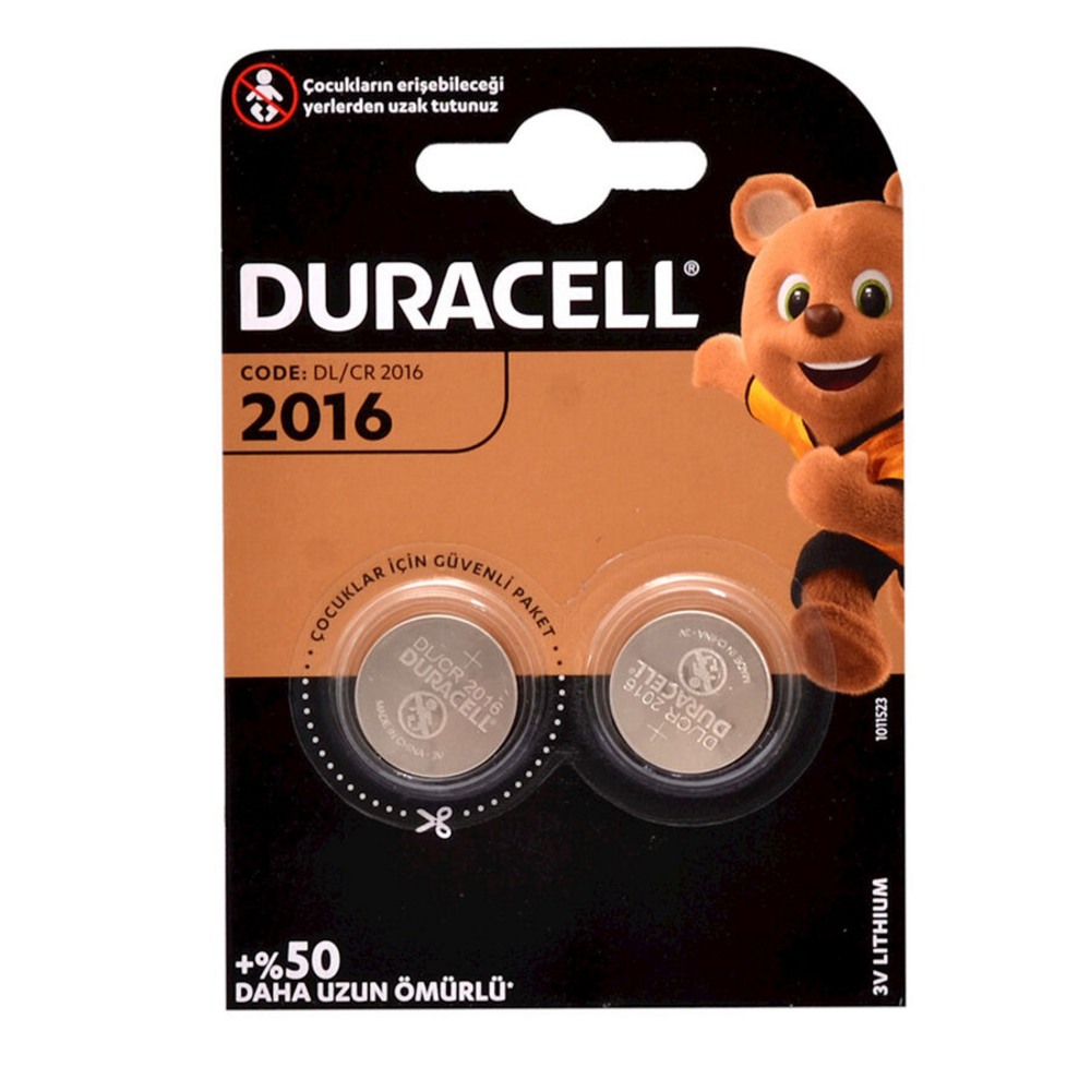 Duracell Para Pil CR2016 2Li 