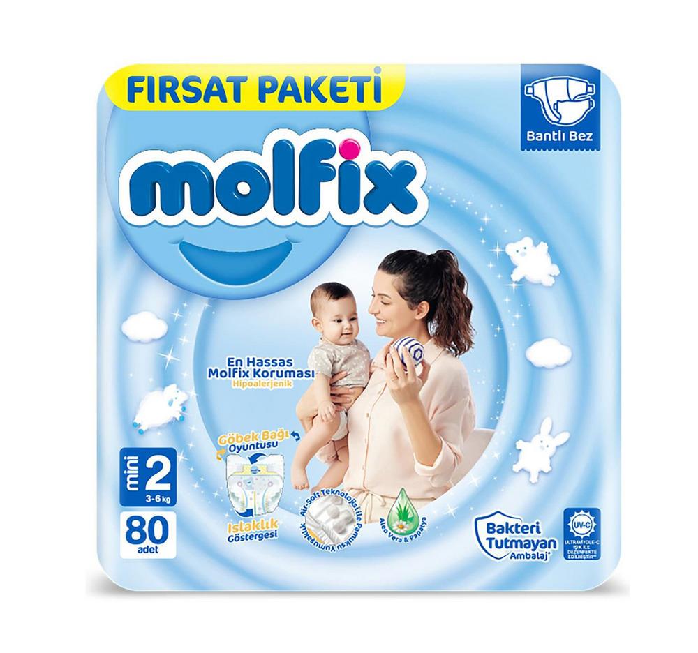 Molfix Bebek Bezi NO:2  Mini 80Li