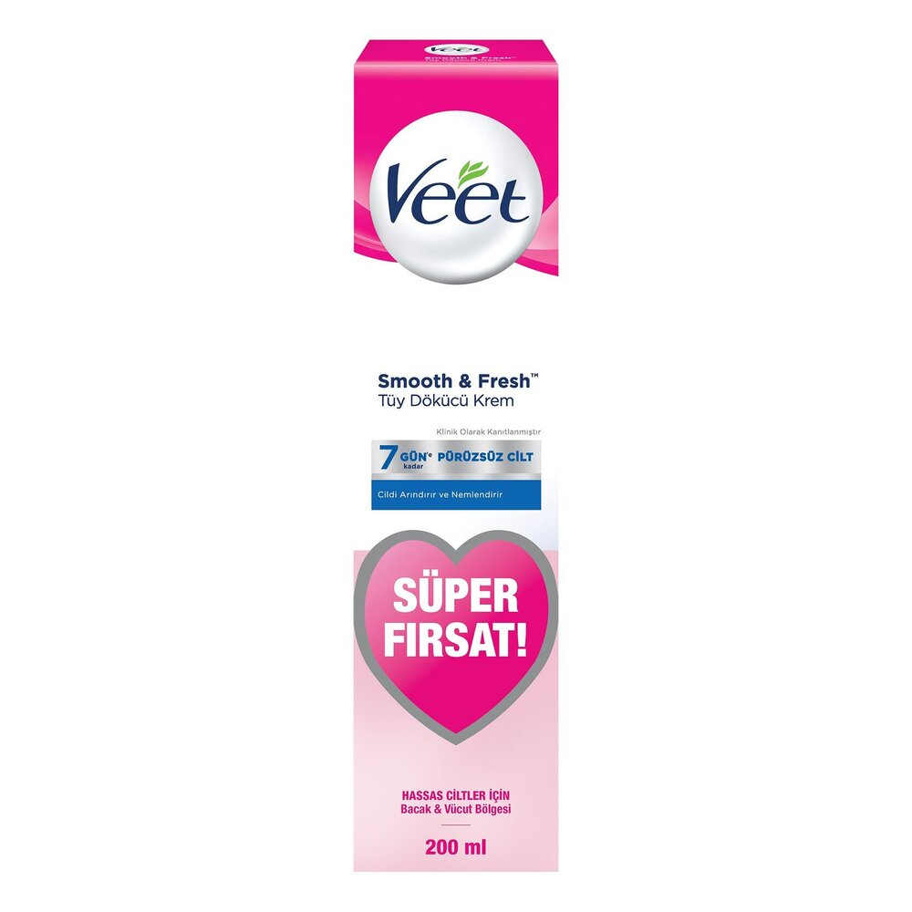 Veet Tüy Dökücü Krem Hassas Bacak Vucut 200 Ml
