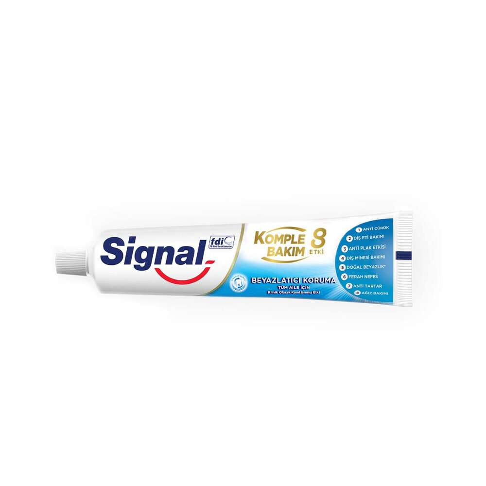 Signal Diş Macunu Komple Bakım 8 Etki Beyazlık Koruma 75 Ml