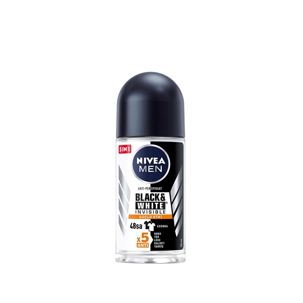 Nivea Men Black & White Güçlü Etki Erkek Roll-On Deodorant 50 Ml