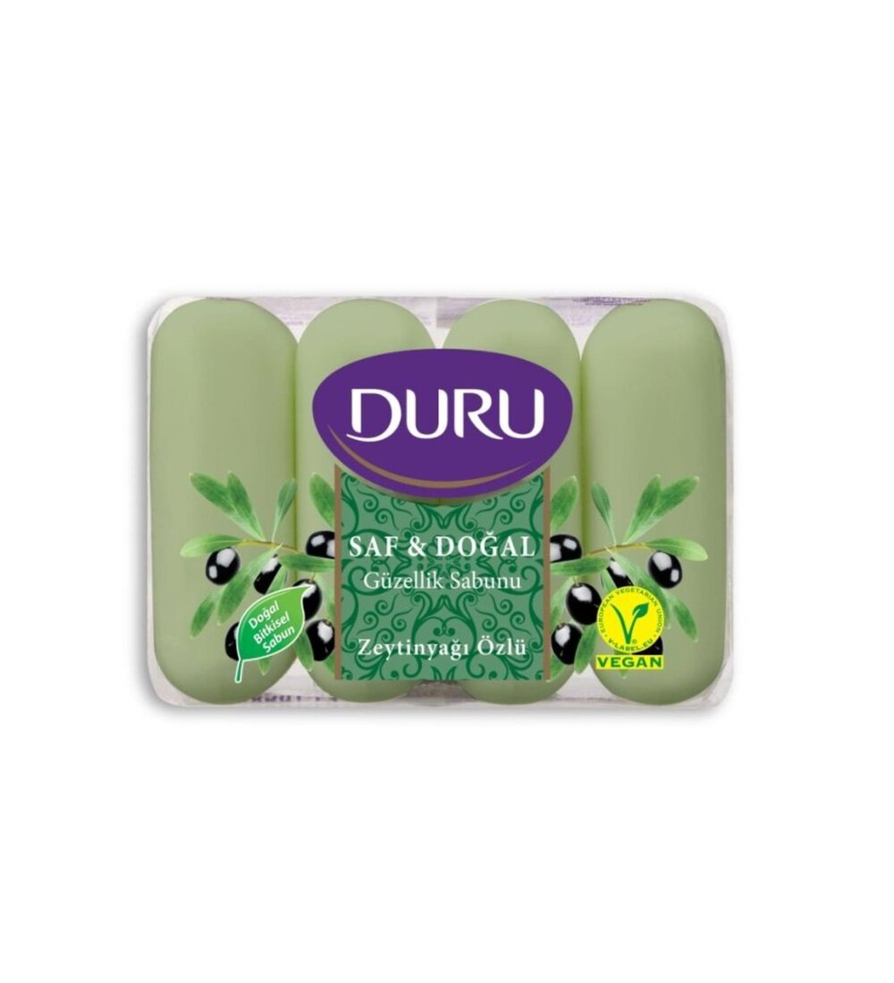 Duru Sabun Saf Doğal Zeytinyağı Özlü 4Lü 70 Gr