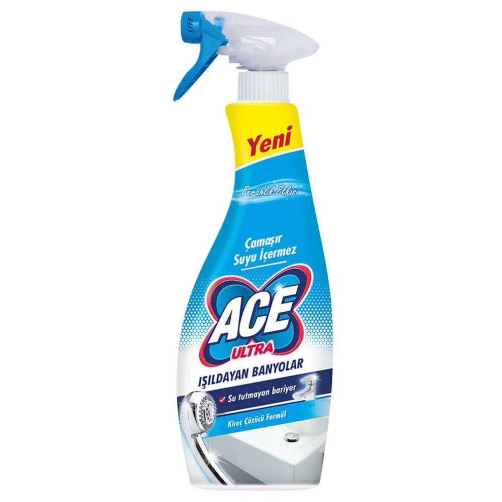 Ace Ultra Sprey Çamaşır Susuz Banyo Ferahlık Etkisi 700Ml