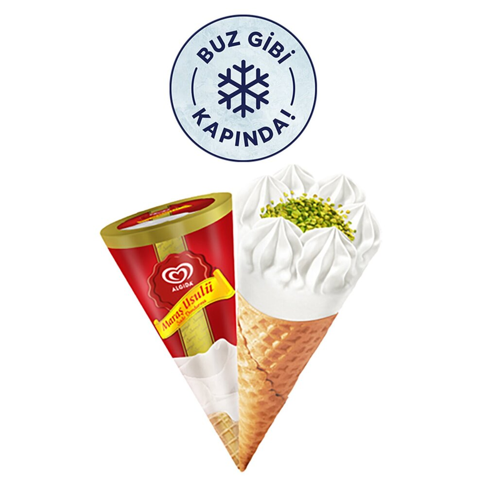 Algida Maraş Usulü Kornet 120Ml