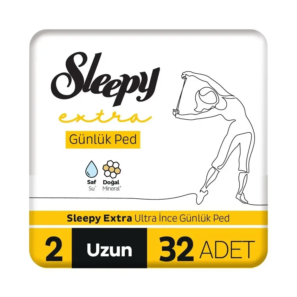 Sleepy Extra Günlük Ped Uzun 32Li