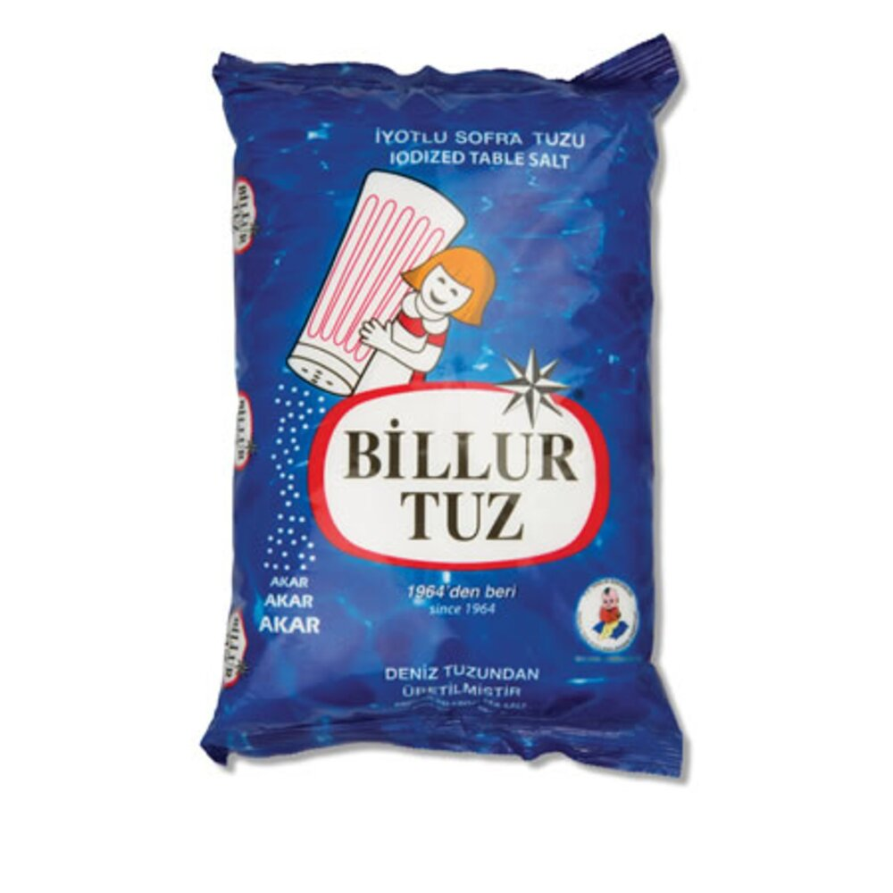 Billur Tuz İyotlu 1,5 Kg