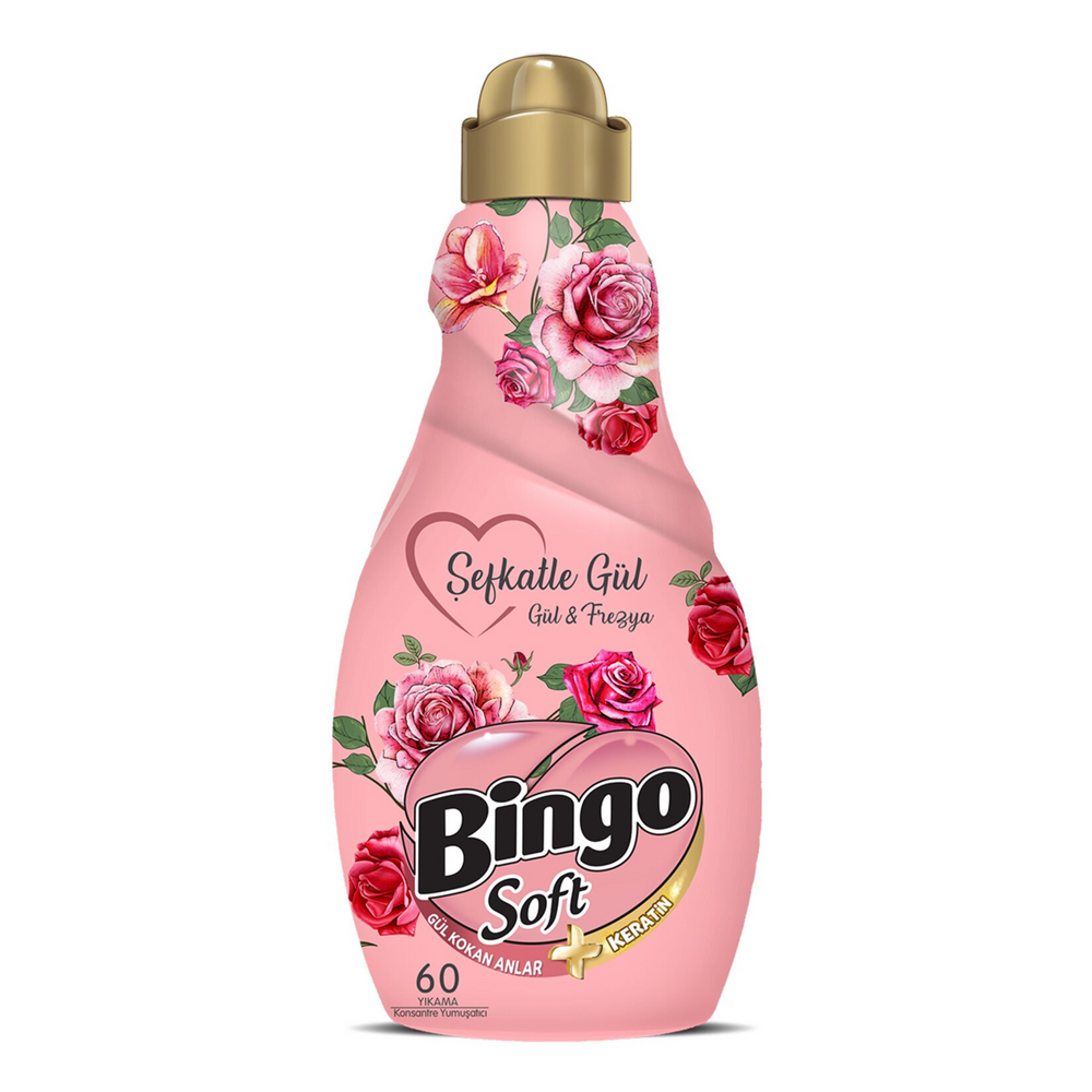 Bingo Soft Şefkatle Gül Yumuşatıcı 1440 Ml