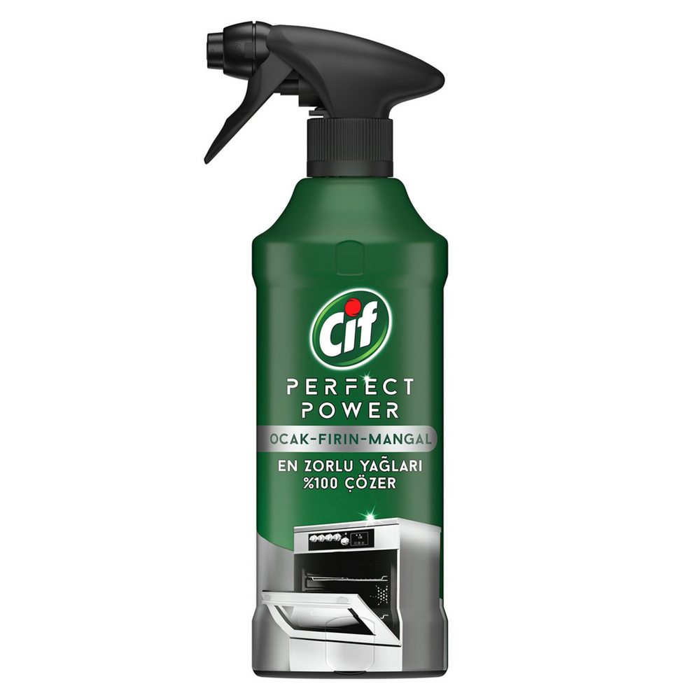 Cif Perfect Power Fırın Ocak Mangal için Sprey Temizleyici 435 Ml