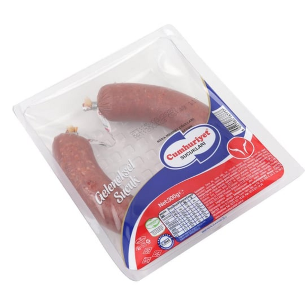 Cumhuriyet Fermente Dana Sucuk 300g