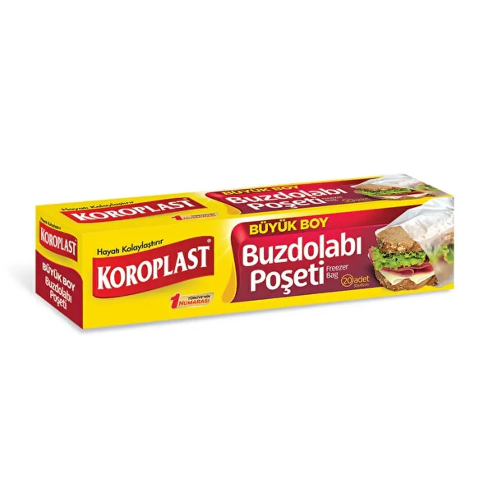Koroplast Buzdolabı Poşeti Büyük Boy 30x45Cm 20Li