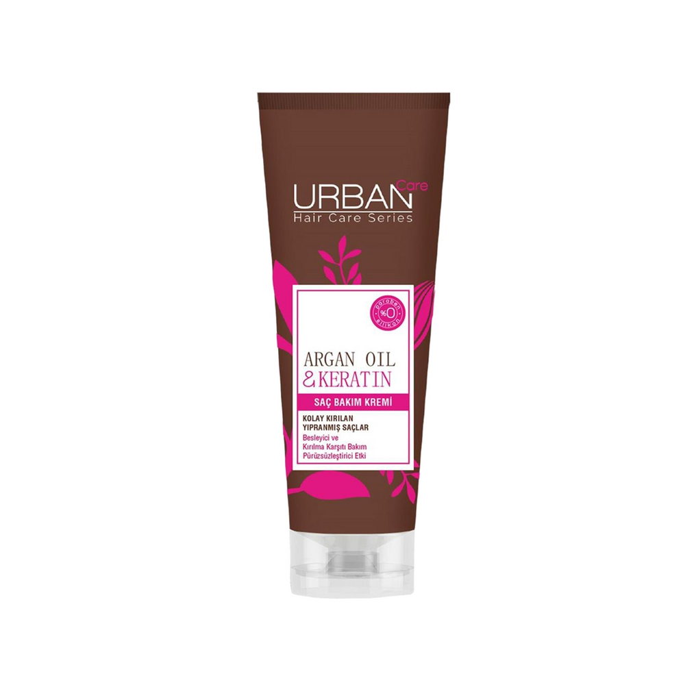 Urban Care Argan Yağı ve Keratin Kolay Kırılan Yıpranmış Saçlara Özel Saç Bakım Kremi 250 Ml