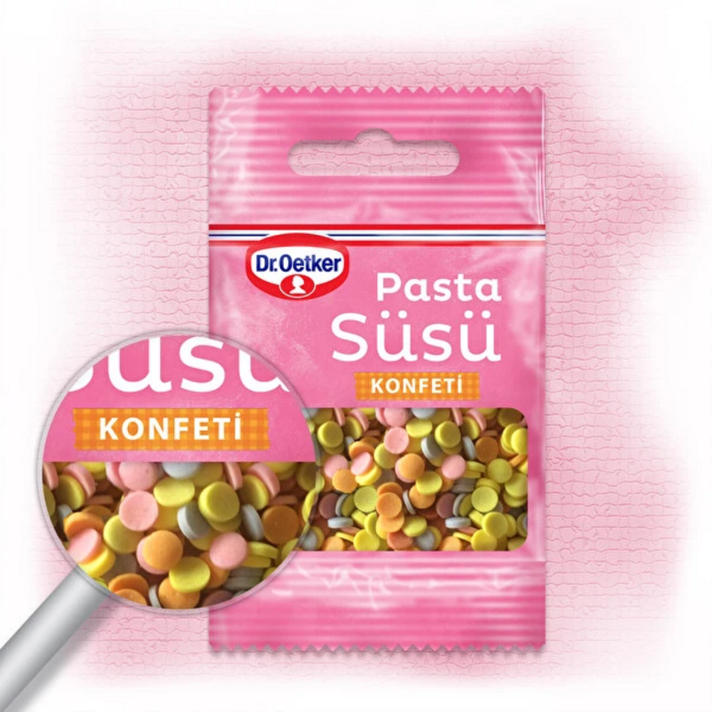 Dr.Oetker Dekor Pasta Süsü Konfeti 10 G