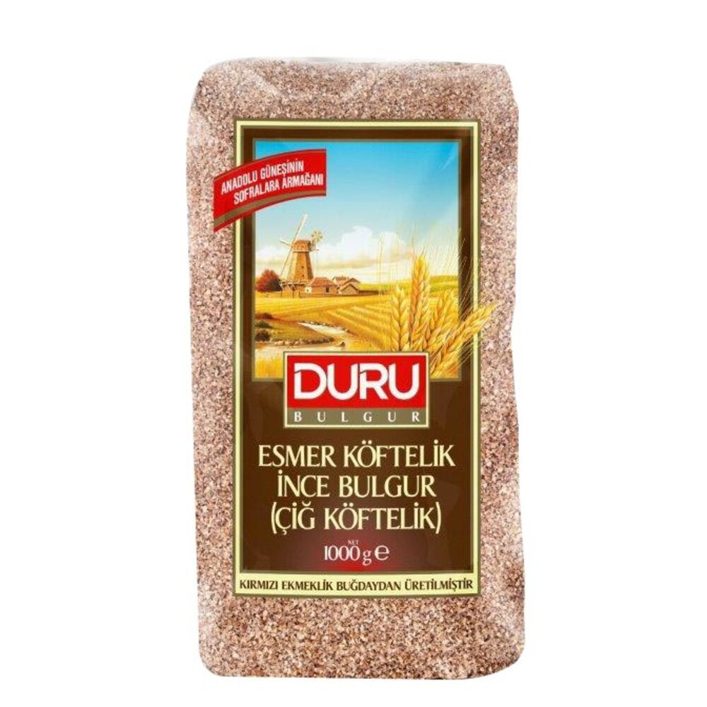 Duru Bulgur Esmer Çiğ Köftelik 1Kg