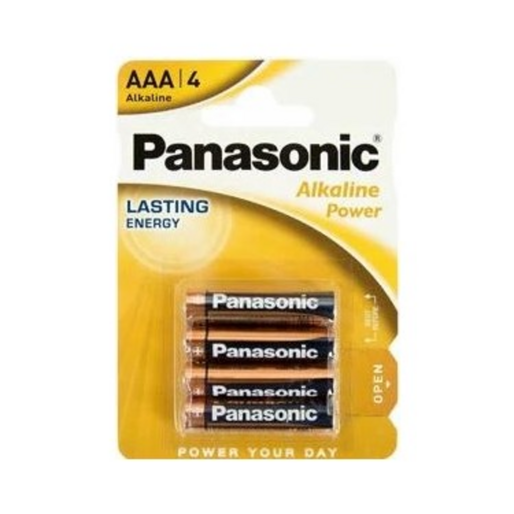 Panasonic İnce Kalem Pil Alkalin Power 4Lü AAA