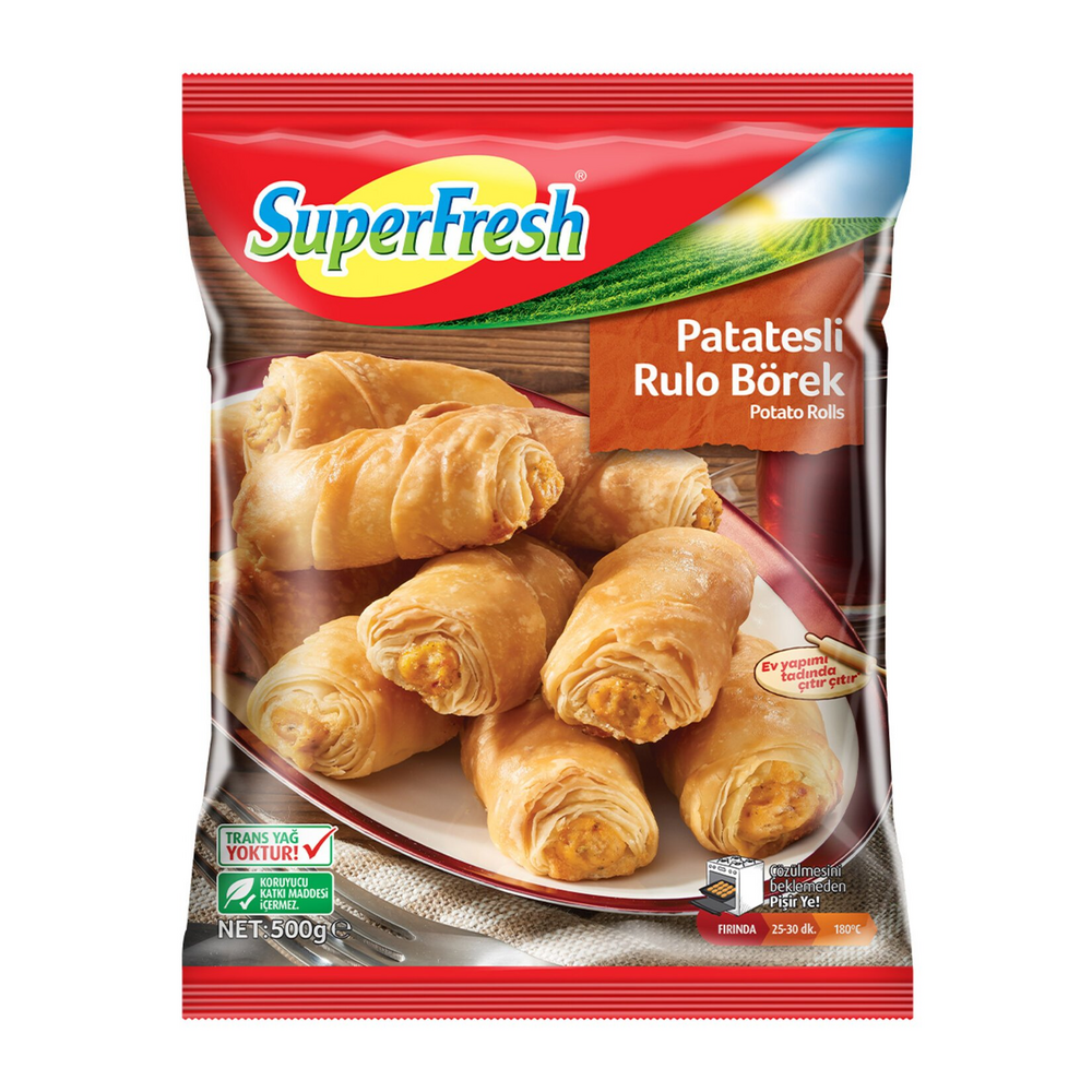 Superfresh Patatesli Rulo Börek 420 G