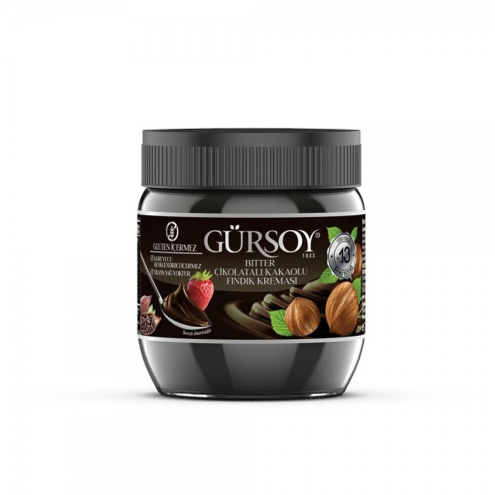 Gürsoy Kakaolu Fındık Kreması Bitter 400g