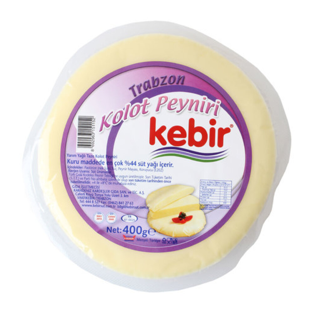 Kebir Kolot Peynir Yağlı 400g