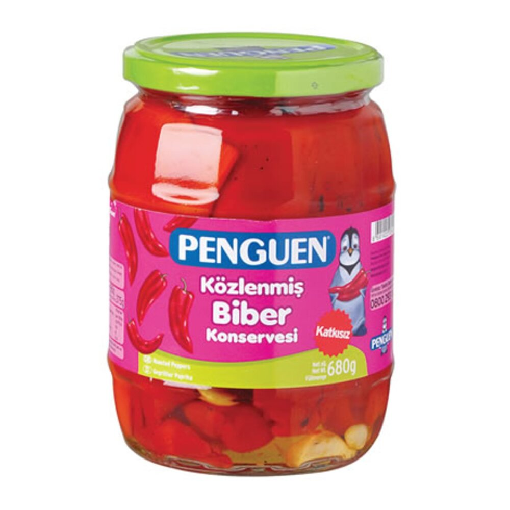 Penguen Közlenmiş Kırmızı Biber 680 G